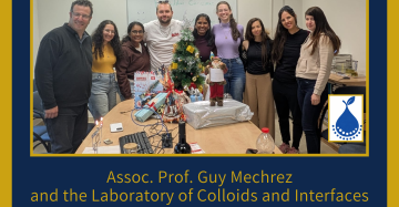 Assoc. Prof. Guy Mechrez and The Laboratory of Colloids and Interfaces for Food - Welcome to those joining!